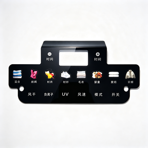 Panel de Control de Secadora de Ropa Personalizado OEM, Adhesivo de Membrana con Interruptor, Modo de Velocidad del Viento, Aniones UV, PVC, PET, Impreso - Product Image 1