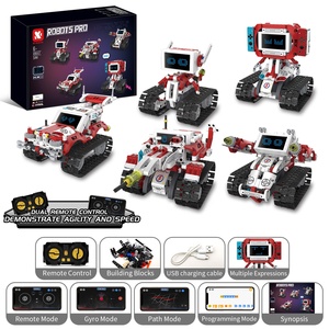Kit de <span class=keywords><strong>robot</strong></span> de combat LED pour console de jeu, 5 en 1, télécommande, application, transformation programmable, briques de construction, jouet STEM pour enfants, cadeau - Product Image 6