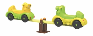 Balancín Doble de PE <span class=keywords><strong>para</strong></span> Niños, <span class=keywords><strong>para</strong></span> Parques Comunitarios y de Atracciones, Caballito Balancín, Juego de Diversión - Product Image 2
