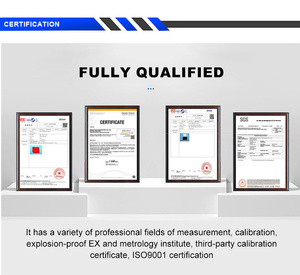 CE/ISO 9001認証取得済み可変面積流量計 高圧液体窒素 水 ガス 空気 油媒体 DN80フランジ +/-1% - Product Image 5