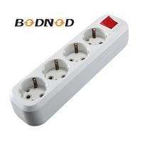 Toma de corriente de 2-6 entradas para robot eléctrico, con cable de 1,5 M/3M/5M/7M, Europa