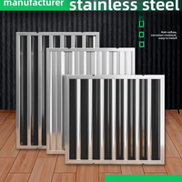 Grille filtrante anti-graisse en acier inoxydable 201 pour hotte commerciale, accessoire anti-goutte