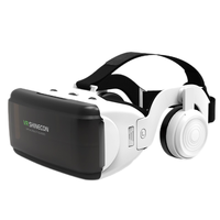X612-2 3D眼镜虚拟现实定制多合一VR眼镜手机耳机双筒望远镜视频游戏带镜头游戏机