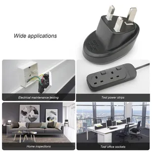 ST02E MESTEK <span class=keywords><strong>Socket</strong></span> <span class=keywords><strong>Tester</strong></span> 90 ~ 250V Máy Kiểm Tra Đường Dây Điện Cao Áp Cho Ổ Cắm Điện Gia Đình Và Công Nghiệp Ổ Cắm Điện - Product Image 6