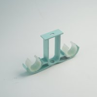 Tringles à rideaux en aluminium, système de rail simple avec support de fixation double au plafond pour hôtels, villas, vente en gros, OEM