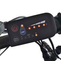S810 aksesoris sepeda listrik tahan air mudah dioperasikan 24V/36V/48V tampilan sepeda listrik Speedometer komputer