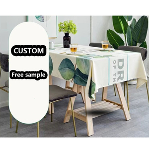 Custom Modern Wholesale Promotional Dinner <strong>Cloth</strong> Cow Print Black <strong>White</strong> Simple Waterproof Linen Tablecloth for Dining <strong>Table</strong> - Product Image 5