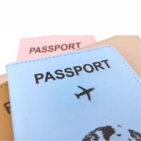 Porte-documents de voyage personnalisé en cuir PU pour passeport, cartes et billets – Modèle spécial pour entreprises