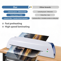 Machine de laminage automatique de documents LM2008, Machine de plastifieuse Photo, plastifieuse domestique A4