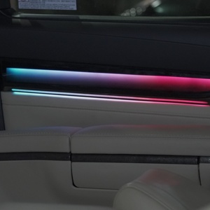Éclairage d'ambiance de voiture de qualité supérieure pour automobiles à conduite à droite (RHD) – Bande LED 4 portes avec boîtier de commande à distance - Product Image 2