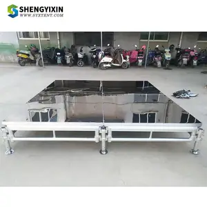 Outdoor Event Stage aluminum adjustable stage Cheap Used Cheap Wooden Platform Banquet Portable Riser For Sale