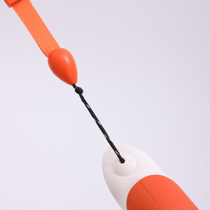 Laisse rétractable pour animaux de compagnie, cordon réfléchissant de 3M pour petits chiens et chats, matériau ABS violet et orange - Product Image 3