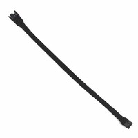 Cable adaptador para placa base de ordenador, ventilador de refrigeración para CPU, cable de extensión para ventilador de 4 pines, control de temperatura PWM, cable trenzado de malla