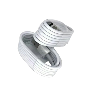 สายชาร์จเร็ว TPE รุ่นใหม่ล่าสุด สำหรับ iPhone 5/6/7/8/<span class=keywords><strong>X</strong></span>/11/12/13/14 สีขาว <span class=keywords><strong>ความ</strong></span><span class=keywords><strong>ยาว</strong></span> 1 เมตร - Product Image 1