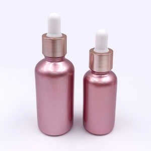 Magnifiques flacons compte-gouttes en verre rose doré de 15 ml, 30 ml, 50 ml, 100 ml, emballages cosmétiques, flacons pour huiles essentielles - Product Image 6
