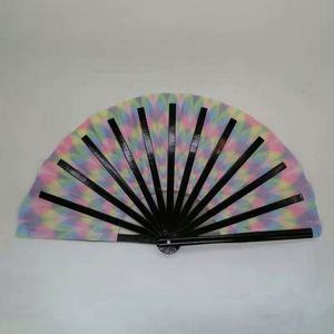 Abanico de Bambú Grande Personalizado de 33 cm, Ecológico, Pintado con Diseño Tai Ji Kung Fu, para Decoración del Hogar o Manualidades de Estilo Festivo - Product Image 6