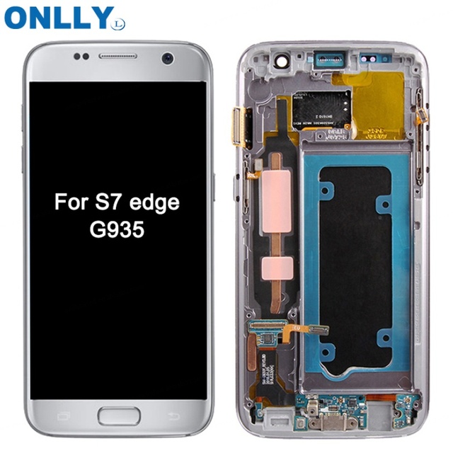 Screen for Samsung Galaxy S7 Edge S8 S9 G973 S10 S10plus S20 S21 S22 Ultra Plus 5G S 20 Original AMOLED LCD Display With Frame