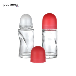 Botella de Vidrio Transparente de 50 ml con Roll-On, Aplicador Recargable para Desodorante, Repelente, Perfume y Suero - Product Image 3