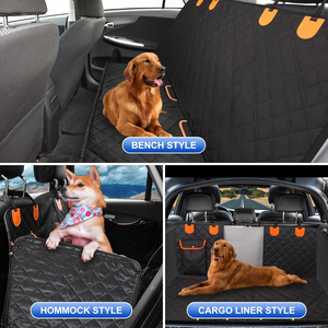 Extensor de Asiento Trasero para Perros, Funda Rígida para Asiento de Coche, Hamaca para Perros con Ventana de Malla, Resistente a Arañazos y Antideslizante - Product Image 4