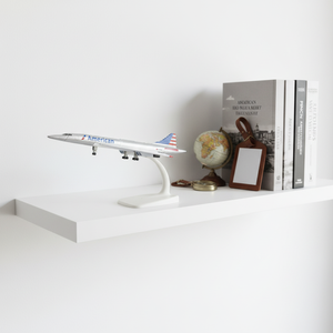 Modèle d'avion en métal moulé sous pression American Airlines <span class=keywords><strong>Concorde</strong></span> Supersonic Jet de 20 cm avec trains d'atterrissage - Product Image 3