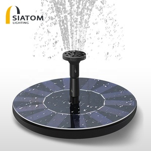 Mini Floating Water <strong>Fountains</strong> Round Punp <strong>Garden</strong> Decoration <strong>Solar</strong> <strong>Fountain</strong> - Product Image 1