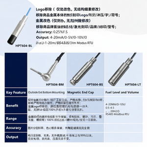 Wireless Submersible Ultrasonic Radar Level Meter Stainless Steel IP68 Waterproof High Accuracy 0.03% 0-35m <b>Gasoline</b> Oil Level I - Product Image 4