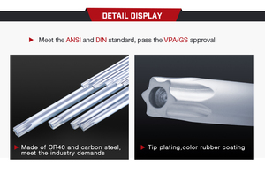 Jeu de clés hexagonales métriques industrielles professionnelles clés Allen à bout plat à bille pour le travail de précision - Product Image 6