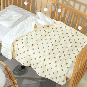 Coperta per Neonati in Morbido Cotone Mussolina Ecologico di Alta Qualità, Stampa <span class=keywords><strong>Cartoni</strong></span> <span class=keywords><strong>Animati</strong></span>, Lavorata a Maglia per Tutte le Stagioni - Product Image 6