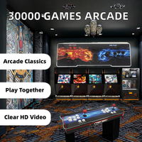 30000-in-1 Klasik 3D untuk Kotak Game Arcade 2 Pemain Konsol Video Game 3D HD MAME 1-Tahun Garansi Bahasa Inggris Metal