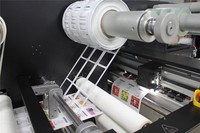 Impresora de etiquetas a color comercial integrada, impermeable, con cortador, sublimación, impresión de alta definición, compacta y conveniente