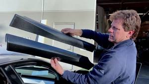 แผงประตูหน้ากลางคาร์บอนไฟเบอร์แห้งสำหรับรถยนต์รุ่น Model 3 Highland - Product Image 3