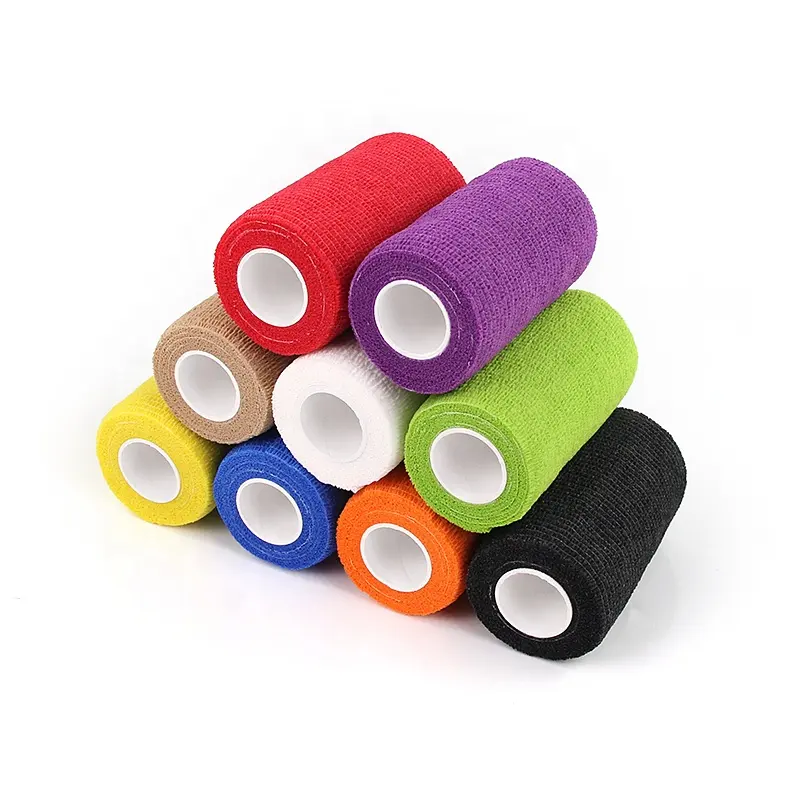 Bandage collant non tissé en polyester, bandage médical pour course de cheval, meilleure bandage pour sport