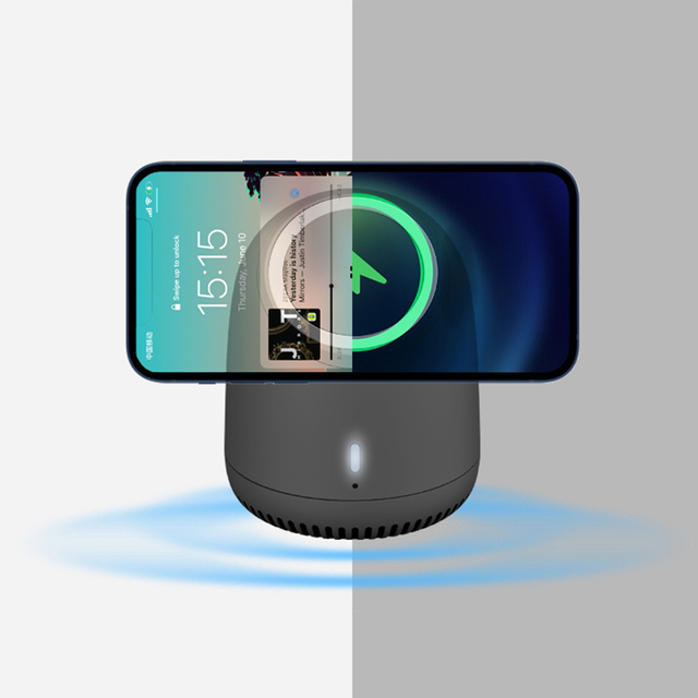Popular Products 2023 Trending Wireless Mobile Phone Chargers Fast Wireless Charging Stand bluetooth Speaker