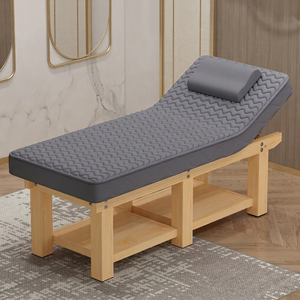 Latex beauty <b>bed</b> solid wood massage <b>bed</b> traditional Chinese medicine therapy <b>bed</b> beauty salon massage <b>bed</b> - Product Image 2