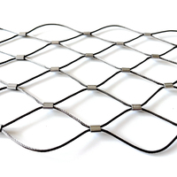 Filet de maille flexible de câble métallique d'acier inoxydable pour l'usage de volière