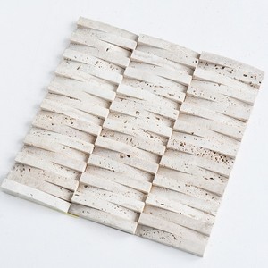 <span class=keywords><strong>Mosaico</strong></span> delle mattonelle del mattone di stile 3D per il <span class=keywords><strong>mosaico</strong></span> di <span class=keywords><strong>pietra</strong></span> di marmo naturale delle mattonelle della parete del fondo - Product Image 4