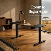 Bureau debout électrique réglable en hauteur AOR, certifié CE, avec structure métallique, plateau en plastique extensible et rangement, pliable, vente en gros usine