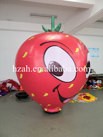 Décoration publicitaire gonflable en forme de fraise de dessin animé, couleur rouge, 2,5 m, taille personnalisable pour la promotion