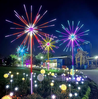 Lampe LED RVB intelligente 3D étanche pour extérieur, effet feux d'artifice, pour festivals, thèmes de fête et jardins