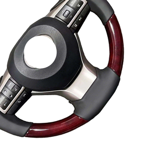 อัพเกรดพวงมาลัยหุ้มหนัง Volant สำหรับ Toyota Rav4 Highlander Harrier Reiz Fj Cruiser Alphard Yaris Corolla <span class=keywords><strong>Altis</strong></span> 2024 - Product Image 4