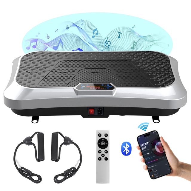 Slimming ABS Steel Electromagnetic Vertical Vibrating Plate Exercise Machine for Home Use 1-199 Adjustable Levels Easy Fat ABS