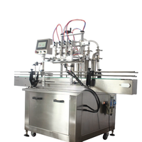 Machine de remplissage automatique de liquide linéaire d'huile d'olive Ligne d'embouteillage et de capsulage d'huile Machine de remplissage de bouteilles de sirop et de miel