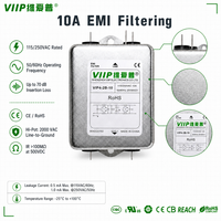 Filtre de ligne électrique CA VIP4-2B-10 VIIP 220V 6A monophasé anti-interférences RFI pour onduleurs solaires et équipements énergétiques