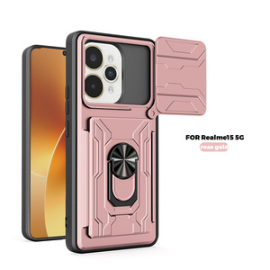 Funda Protectora para Teléfono con Ventana Deslizante para Tarjetas y Protección <span class=keywords><strong>de</strong></span> Lente para Realme 16 Pro 16 Pro+, Funda Resistente a Golpes - Product Image 3