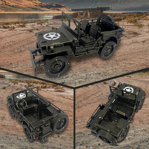 <span class=keywords><strong>Piececool</strong></span> le Willys MB Puzzle en métal 3D Véhicule utilitaire tout-terrain vintage Artisanat décoratif Cadeau pour adultes et enfants - Product Image 6
