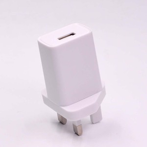 Caricabatterie da Muro 5V 2A con Spina UK a 3 Pin, <span class=keywords><strong>Ricarica</strong></span> Rapida per Telefoni Cellulari, Smartwatch e Auricolari, Prezzo Molto Conveniente, Logo Laser Gratuito - Product Image 3