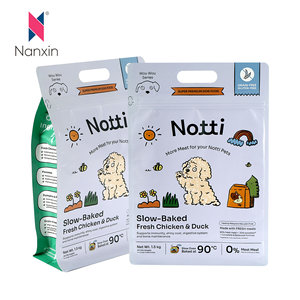 ถุงฟอยล์อลูมิเนียมแบบก้นแบนสำหรับอาหารสัตว์เลี้ยง ขนาด 10 กก. 20 กก. 50 กก. พร้อมซิปเลื่อนและข้างขยายสำหรับบรรจุภัณฑ์อาหารสัตว์เลี้ยง - Product Image 2