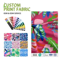 Tela de Punto Estampada de Alta Calidad Personalizada, 90% Nailon, 10% Elastano, Elástica en 4 Direcciones, Transpirable y de Secado Rápido, para Ropa Deportiva de Niños y Niñas