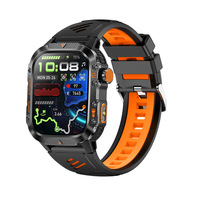 Reloj Inteligente HT36 con Pantalla IPS Cuadrada, Correa de Silicona, GPS, Monitor de Actividad Física, Brújula con Dirección Qibla, Llamadas Magnéticas, GloryFitPro