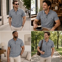 Chemise de travail tactique pour homme à manches courtes, avec logo personnalisé, tissée, anti-plis, pour l'extérieur, à double poche
